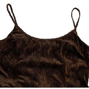 Scott McClintock Womens Slip Dress Size 12 Chiffon Chocolate Brown Maxi Bodycon